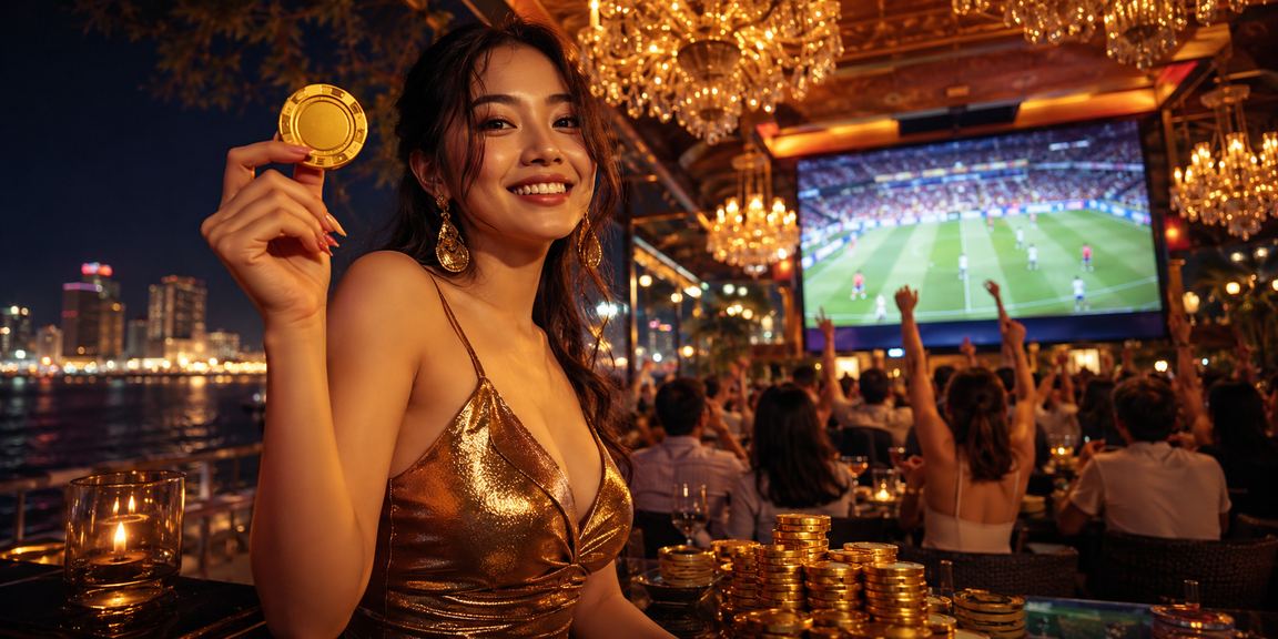 Người dùng tại Vũng Tàu ngồi bên bờ biển uống cà phê và xem kèo cá cược thể thao trên điện thoại